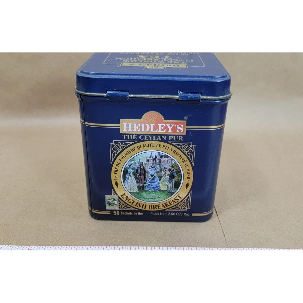 Hedley's Ceylon Tea + Harney & Sons HT Big Red Sun Decorative Tea Tins Set of 2
